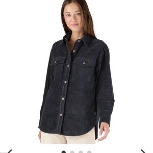 Black Corduroy Button-Up Shirt Patagonia